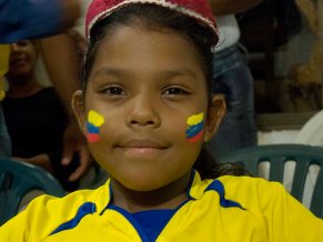 Girl in the Jewish Community of Santa Marta, Shirat HAyam photograph by Laurence Salzmann
