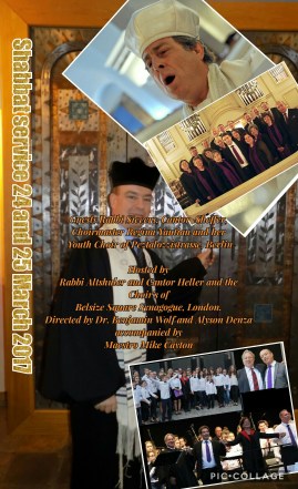 Shabbat Berlin to Belsize 24-25 March 2017